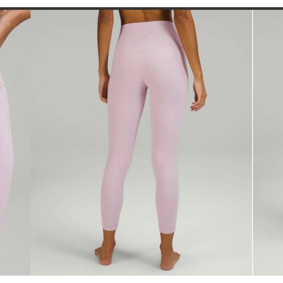 Lululemon Align High-Rise Pant 25” , pink peony, Size 6 J196 - Picture 1 of 7